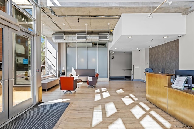 1499 Blake St Unit 2C, Denver, CO 80202 - reception area featuring a security system