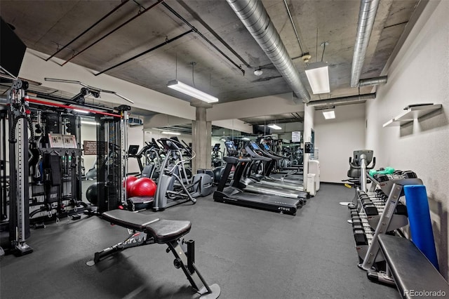 1499 Blake St Unit 2C, Denver, CO 80202 - view of workout area