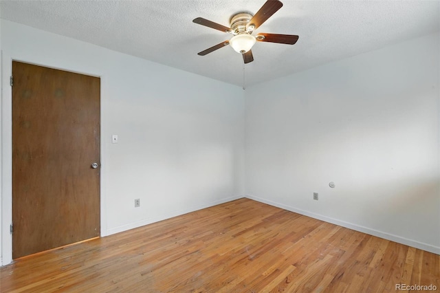 1111 Royale Dr, Colorado Springs, CO 80910 - empty room with light wood-type flooring and ceiling fan