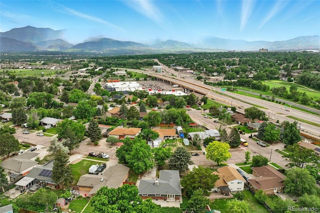 1111 Royale Dr, Colorado Springs, CO 80910 - aerial view of mountains