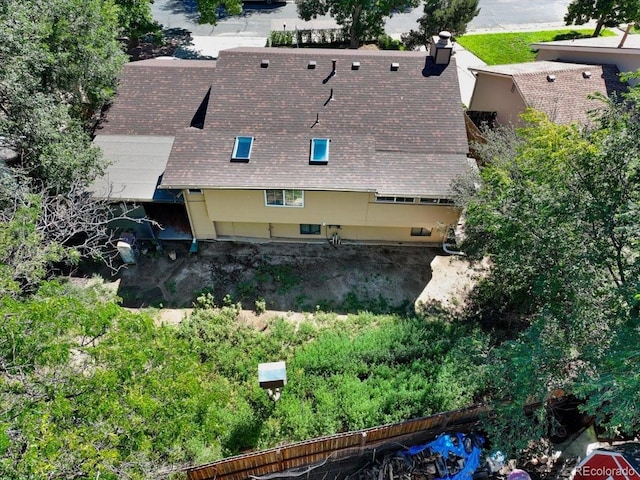 view of subject property