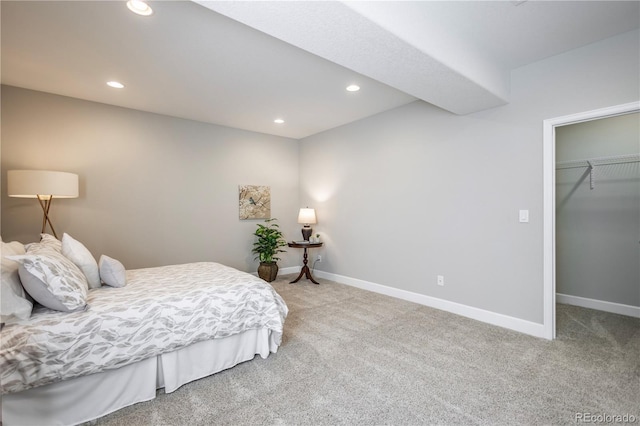 26722 E Peakview Pl, Aurora, CO 80016 - carpeted bedroom with recessed lighting and a spacious closet