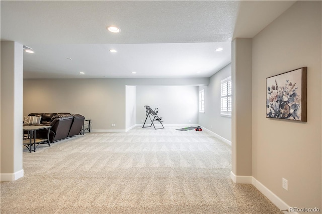26722 E Peakview Pl, Aurora, CO 80016 - workout room with carpet flooring and recessed lighting