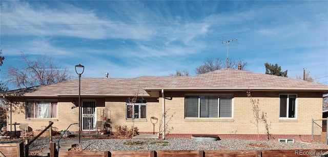 view of ranch-style home