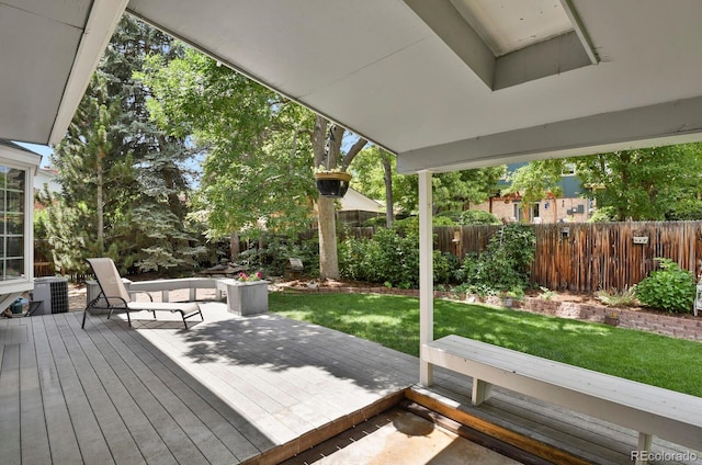 8277 Teller Ct, Arvada, CO 80003 - view of wooden deck