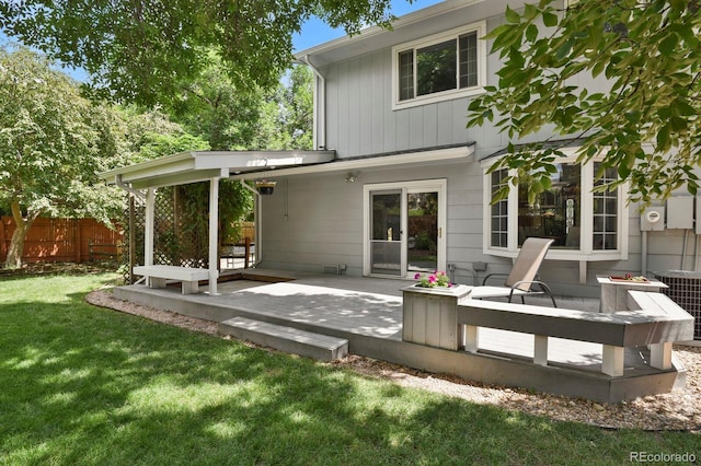 8277 Teller Ct, Arvada, CO 80003 - back of house with a wooden deck