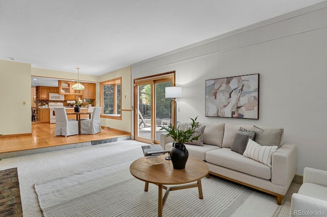 8277 Teller Ct, Arvada, CO 80003 - living area featuring light carpet and baseboards