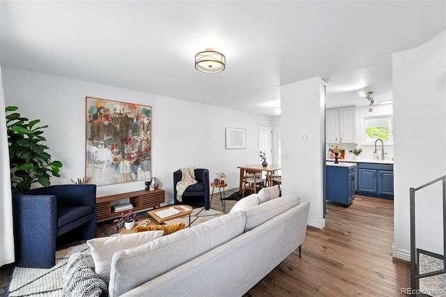 9315 Field Ln, Westminster, CO 80021 - living room with wood finished floors and baseboards