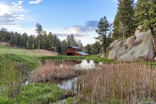 60 N County Highway 67, Sedalia, CO 80135 - water view featuring a barn