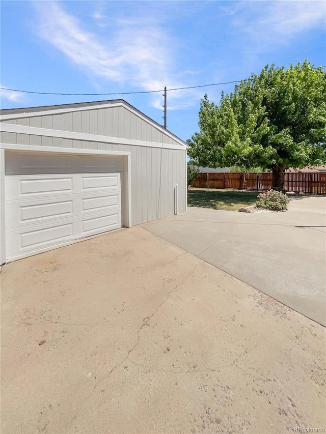 1298 S Seneca Way, Denver, CO 80223 - detached garage with driveway