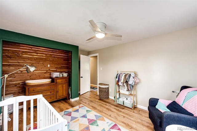 4645 W Temple Pl, Denver, CO 80236 - bedroom featuring light wood-type flooring and a ceiling fan