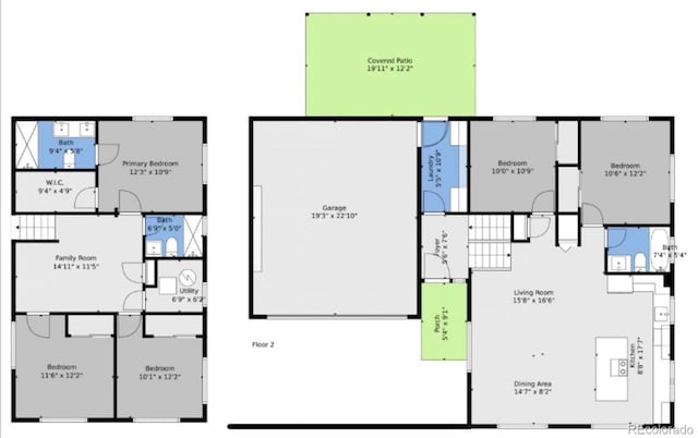 1173 Xenon St, Golden, CO 80401 - property floor plan