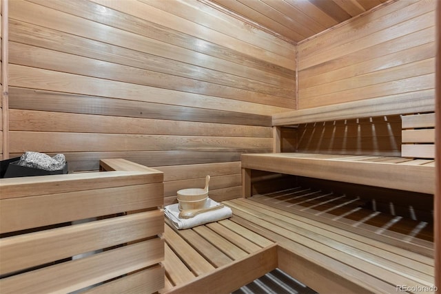 11406 Conifer Ridge Dr, Conifer, CO 80433 - relaxing sauna featuring wood walls