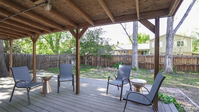 13833 W 68th Ave, Arvada, CO 80004 - wooden deck featuring a fenced backyard