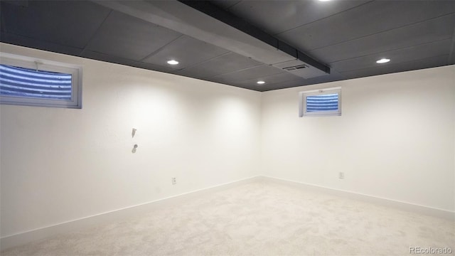 13833 W 68th Ave, Arvada, CO 80004 - finished basement with carpet floors, recessed lighting, and baseboards