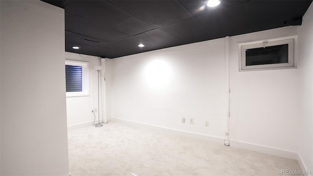 13833 W 68th Ave, Arvada, CO 80004 - finished below grade area featuring carpet flooring, baseboards, and recessed lighting