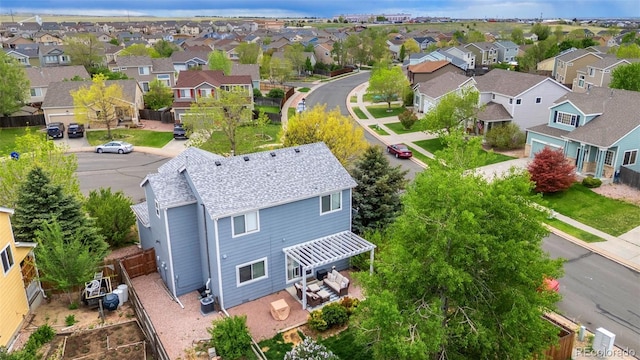 3618 Boot Spur Ct, Colorado Springs, CO 80922 - aerial perspective of suburban area