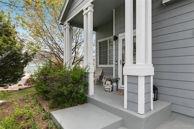 3618 Boot Spur Ct, Colorado Springs, CO 80922 - property entrance featuring covered porch