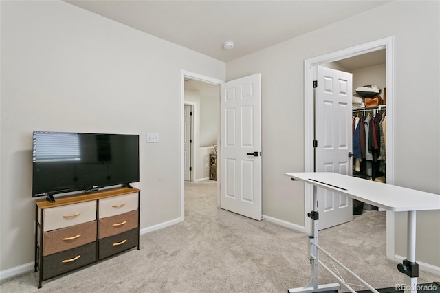 3618 Boot Spur Ct, Colorado Springs, CO 80922 - bedroom with light colored carpet and baseboards