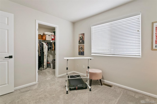 3618 Boot Spur Ct, Colorado Springs, CO 80922 - bedroom featuring carpet, a spacious closet, baseboards, and a closet