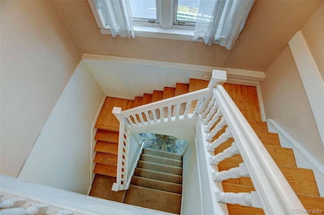 view of staircase