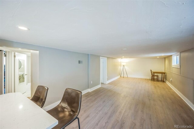 7340 W 32nd Ave, Wheat Ridge, CO 80033 - unfurnished office featuring light wood-type flooring and recessed lighting
