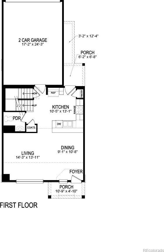 22203 E 6th Pl, Aurora, CO 80018 - floor plan / room layout