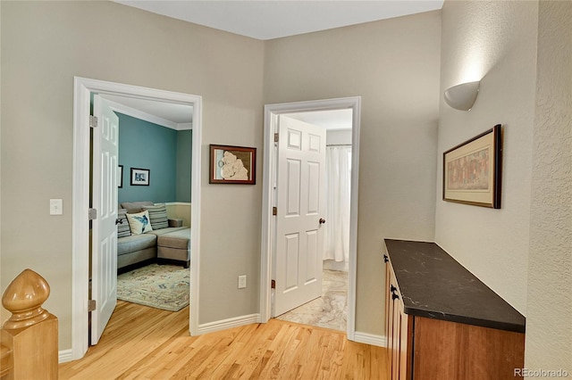 20530 Parker Vista Cir, Parker, CO 80138 - hall with light wood-type flooring and baseboards