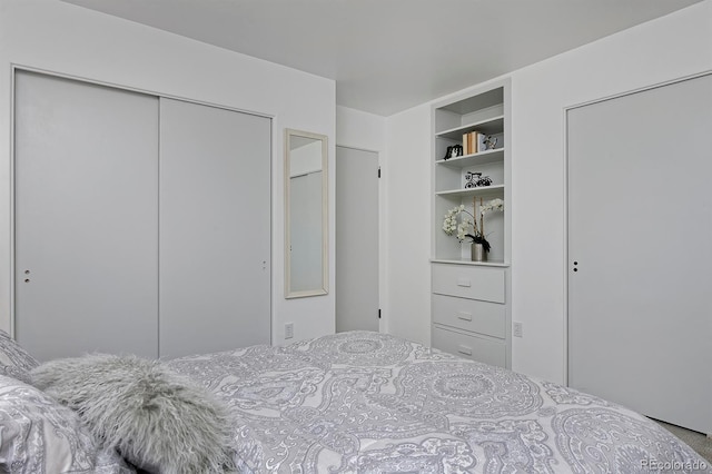 bedroom with a closet