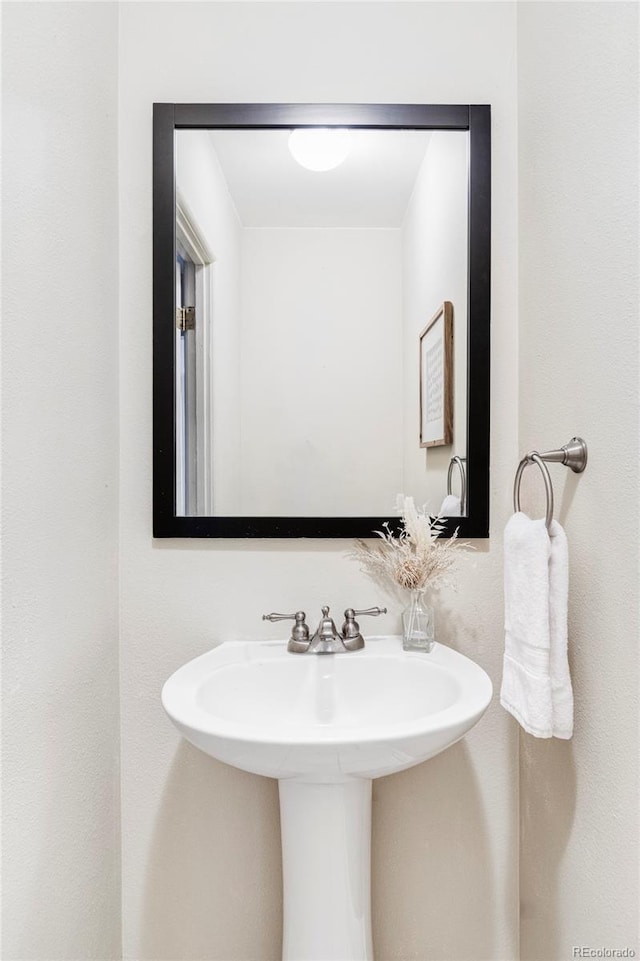 bathroom with a sink