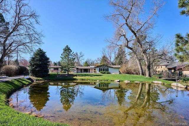 property view of water