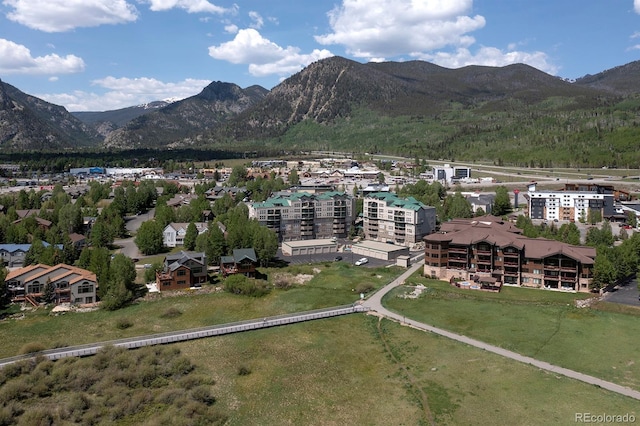 980 Lakepoint Dr Unit 1, Frisco, CO 80443 - aerial view of a mountain backdrop