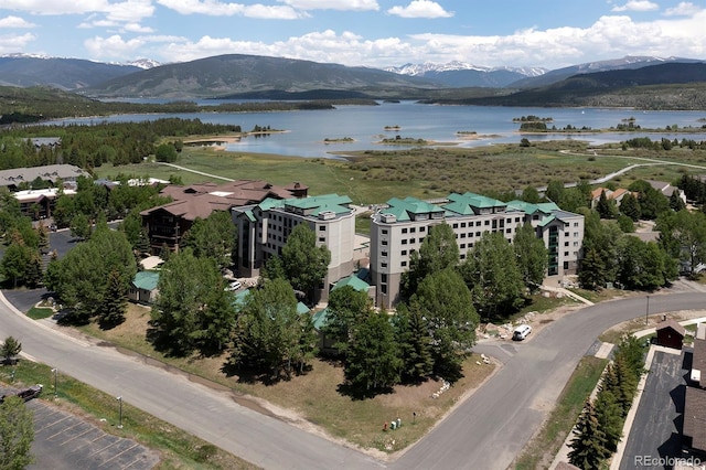 980 Lakepoint Dr Unit 1, Frisco, CO 80443 - aerial view of a water and mountain view