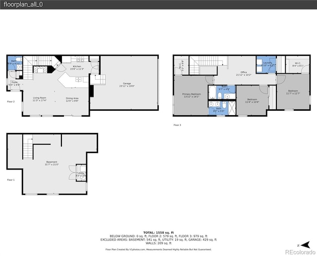8458 Parkland St, Broomfield, CO 80021 - view of home floor plan