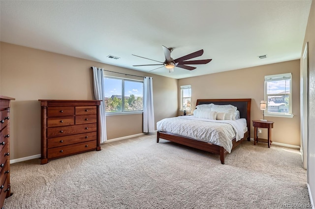 22197 E Stroll Ave, Parker, CO 80138 - carpeted bedroom with baseboards and ceiling fan