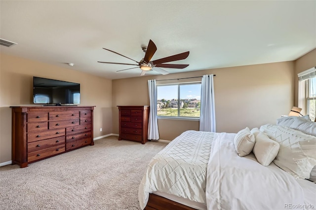 22197 E Stroll Ave, Parker, CO 80138 - bedroom featuring carpet, a ceiling fan, and baseboards