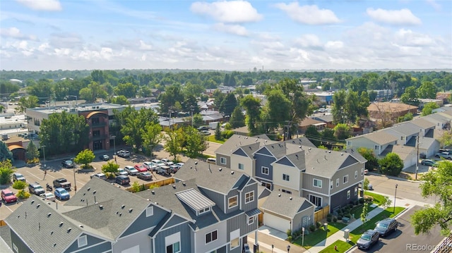 birds eye view of property featuring a residential view