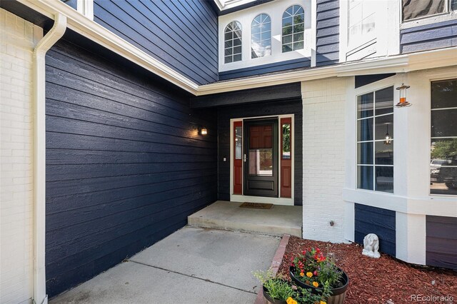 9924 Silver Maple Way, Highlands Ranch, CO 80129 - property entrance with brick siding