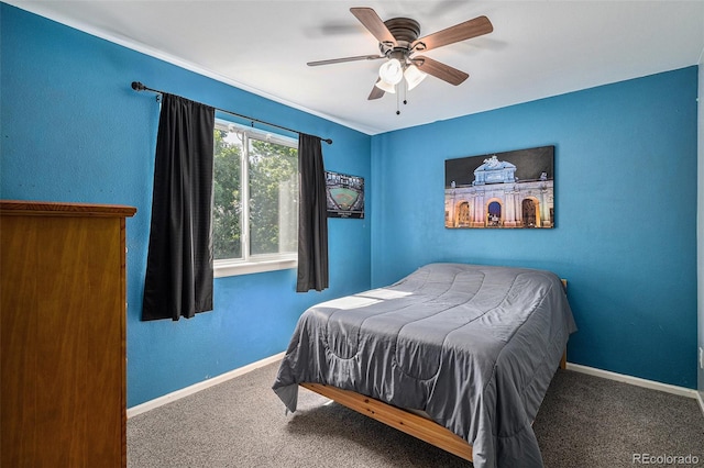 9924 Silver Maple Way, Highlands Ranch, CO 80129 - carpeted bedroom featuring baseboards and a ceiling fan