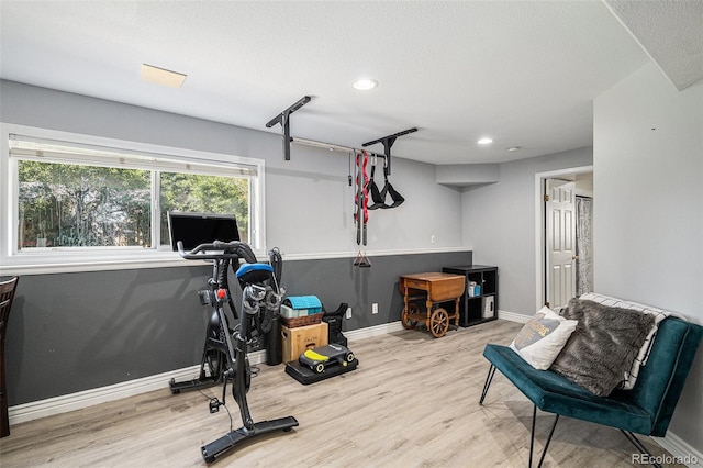 9924 Silver Maple Way, Highlands Ranch, CO 80129 - exercise area with wood finished floors and recessed lighting
