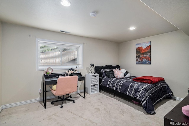 9924 Silver Maple Way, Highlands Ranch, CO 80129 - carpeted bedroom with recessed lighting and a desk