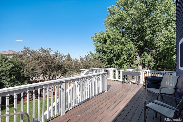 9924 Silver Maple Way, Highlands Ranch, CO 80129 - view of wooden terrace