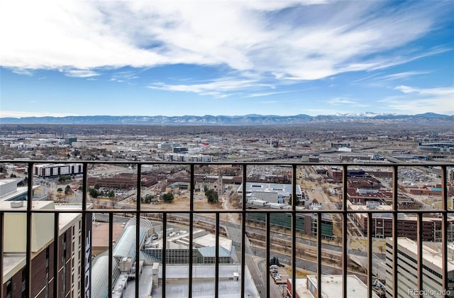 1020 15th St Unit 42A, Denver, CO 80202 - balcony featuring a mountain view and a city view