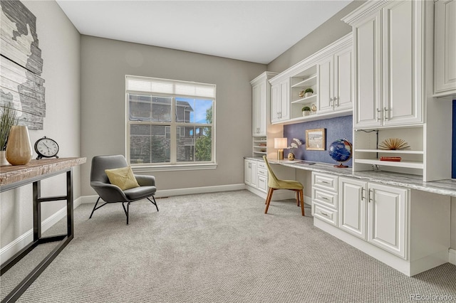 11821 Discovery Ln, Parker, CO 80138 - office featuring built in desk and light colored carpet