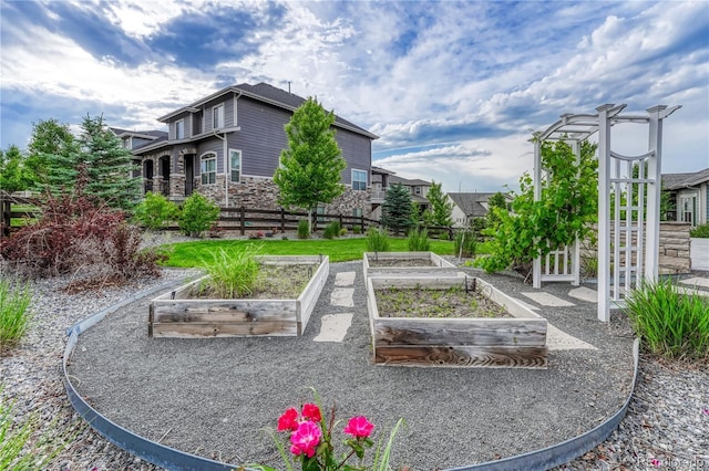 11821 Discovery Ln, Parker, CO 80138 - view of yard with a garden