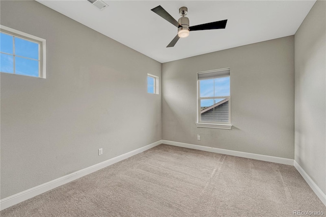 11821 Discovery Ln, Parker, CO 80138 - carpeted empty room featuring baseboards and ceiling fan