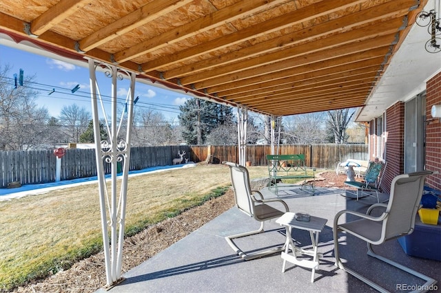 view of patio / terrace