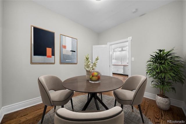 3254 Newton St, Denver, CO 80211 - dining room featuring wood finished floors