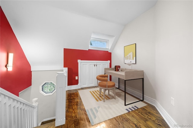 3254 Newton St, Denver, CO 80211 - office space with high vaulted ceiling and wood finished floors