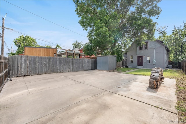 3254 Newton St, Denver, CO 80211 - fenced backyard with a patio